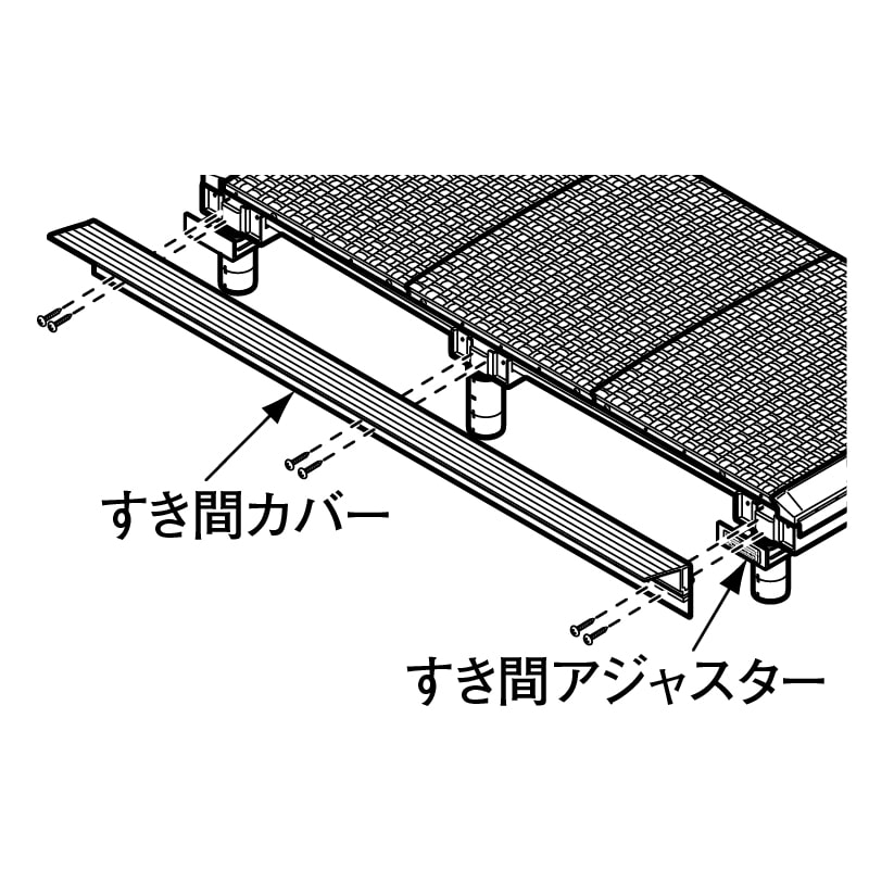 カラリ床 すき間アジャスター