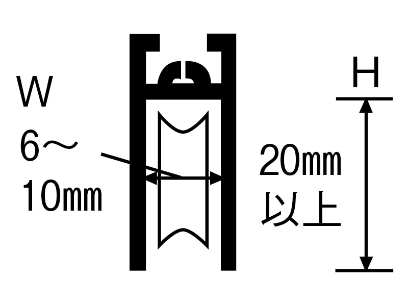 はめ込戸車6型 アミド用