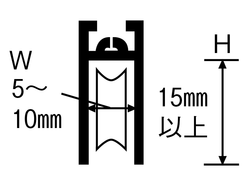 はめ込戸車5型 アミド用