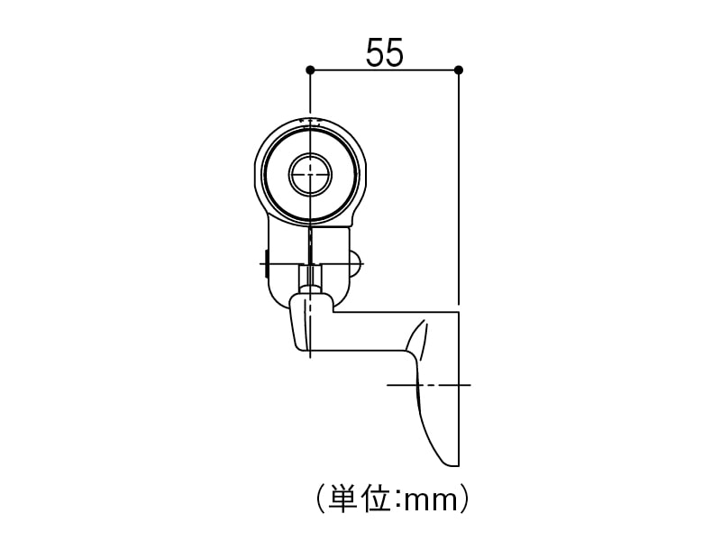 E壁付エンドブラケット