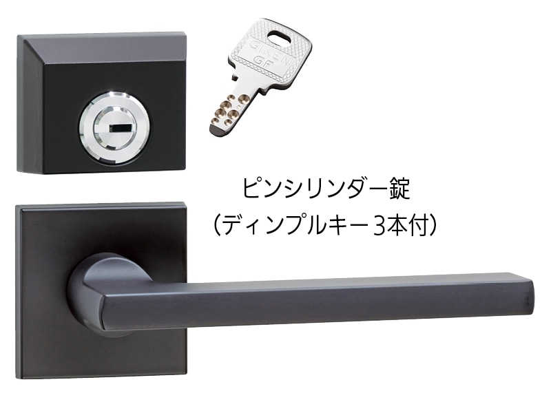 レバーハンドル62A 鍵付錠 LVS