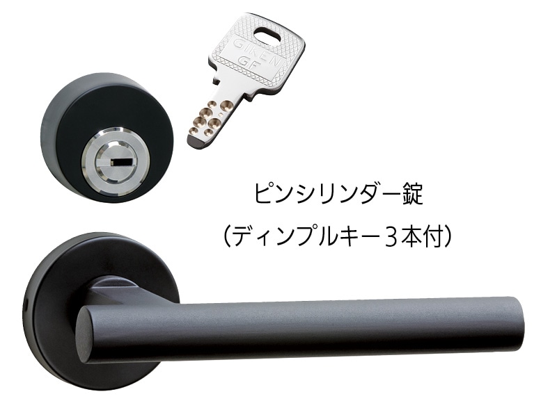 レバーハンドル65A 鍵付錠 LVS