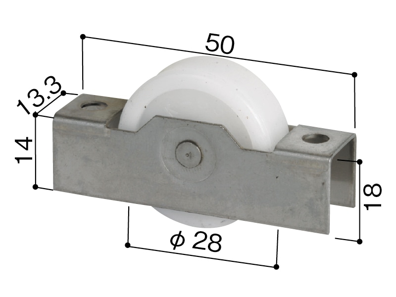 YKK 雨戸戸車 121