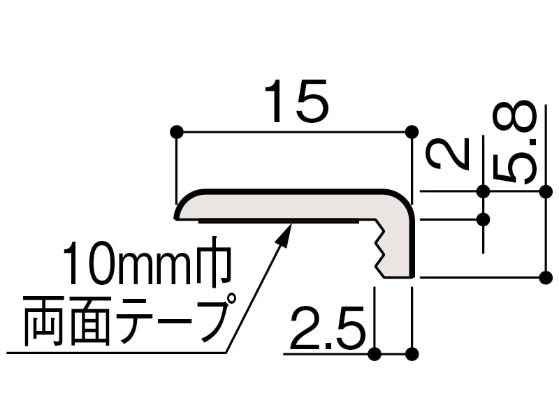 リモデルフロア見切 壁見切