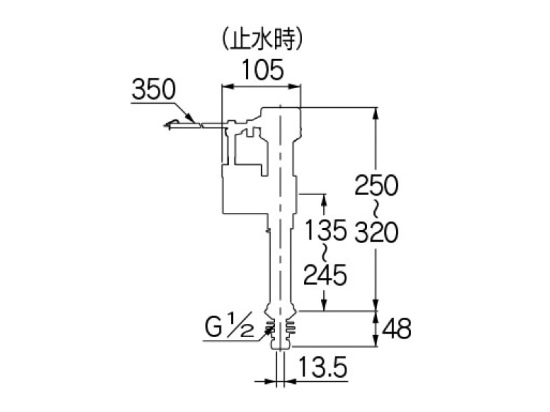 立形万能ボールタップ