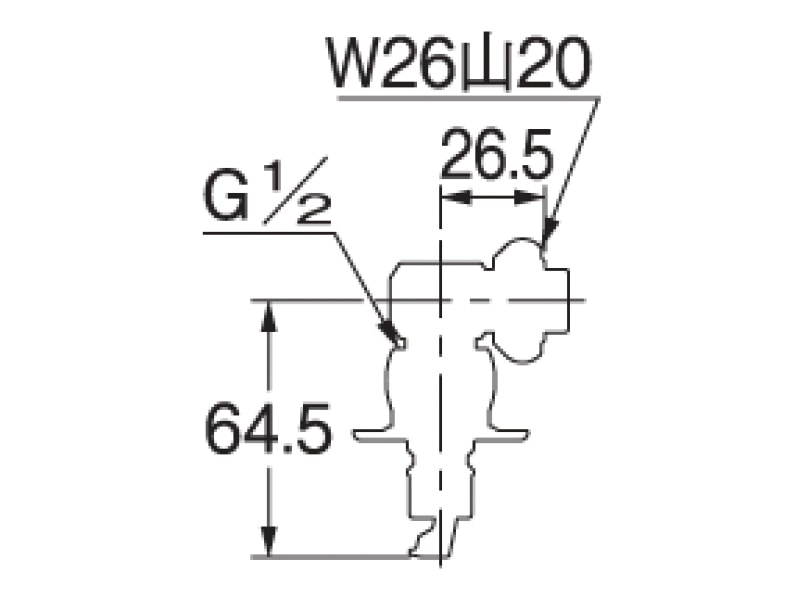 洗濯機用ニップル ストッパー付