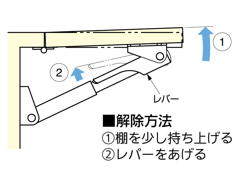 伸縮棚受 388型