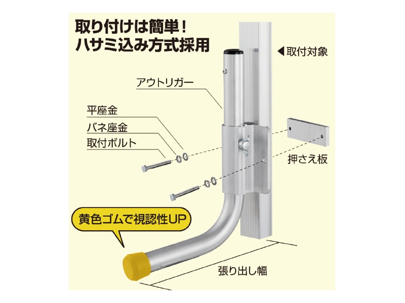 L型アウトリガー