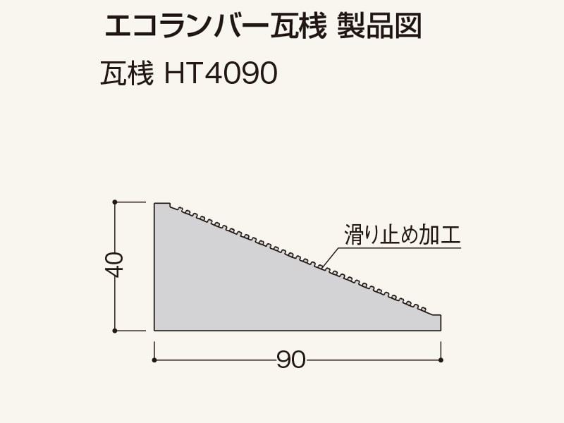 エコランバー瓦桟