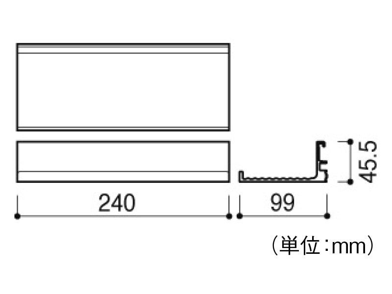 キッチンハンガー用シェルフ