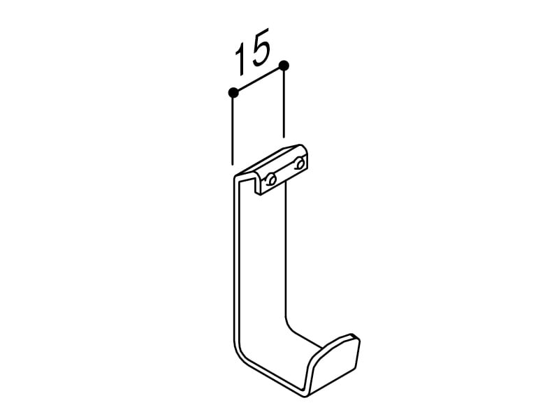 長押ラック用 フック
