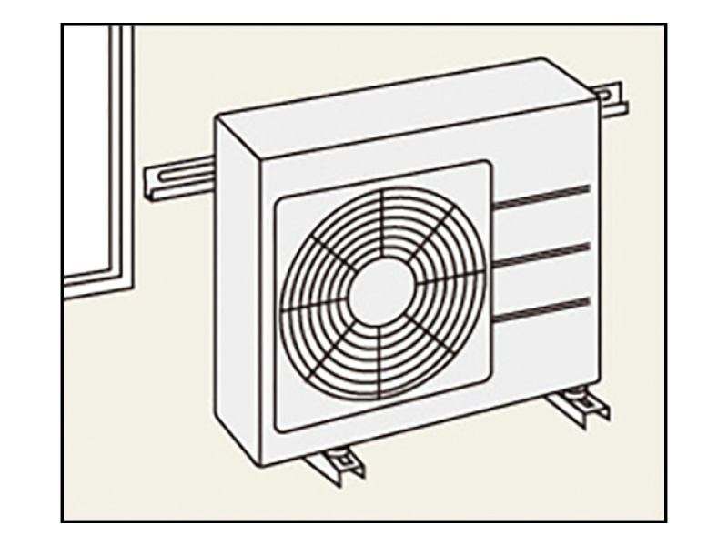 エアコン架台壁面用