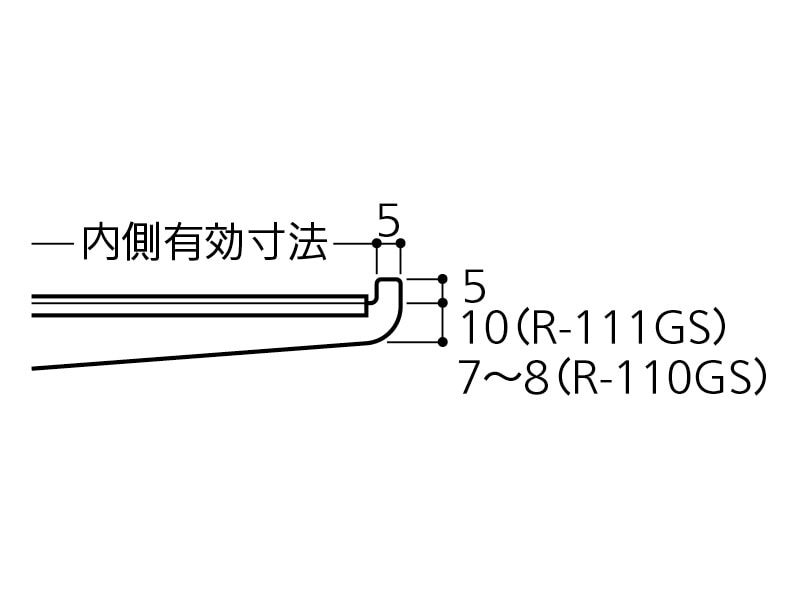 水平ガラス棚ブラケット