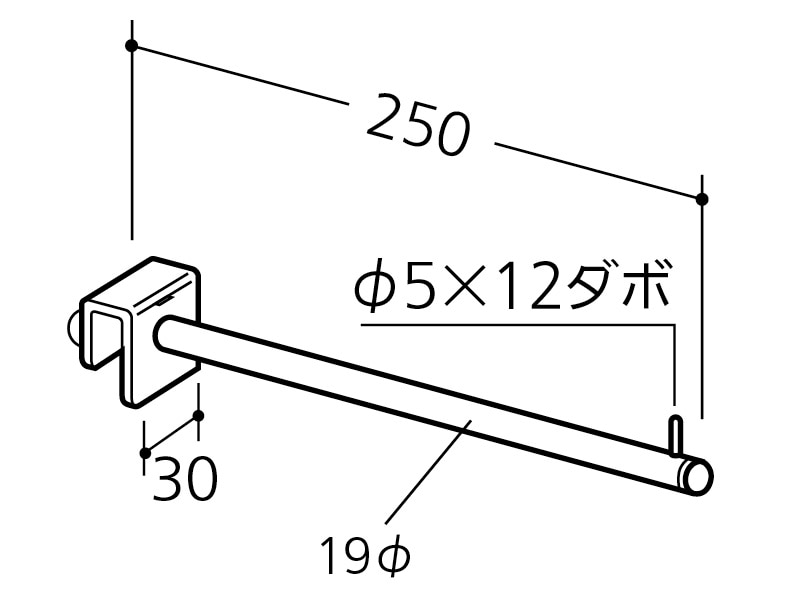 Ｖフェイスアウトハンガー