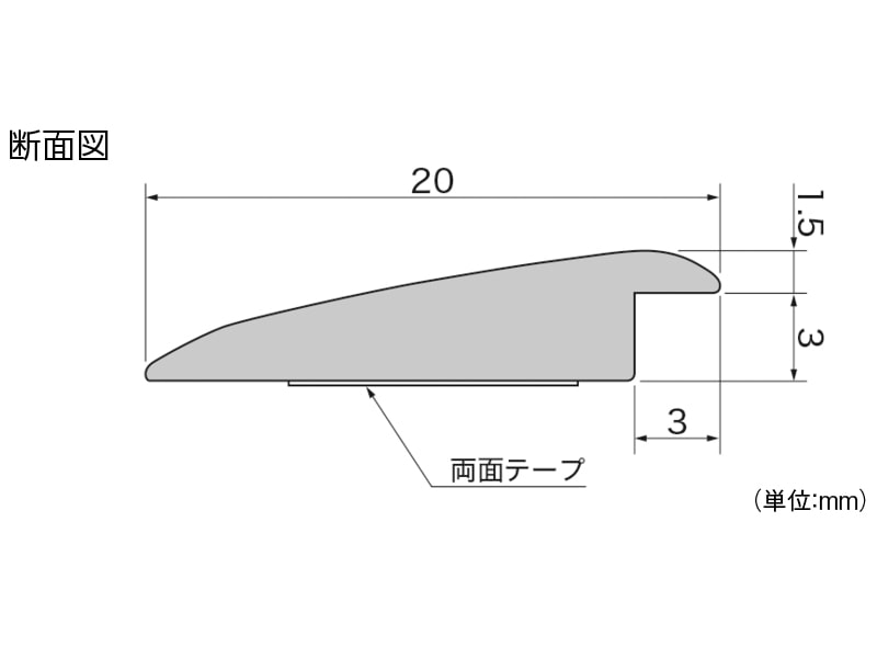 リフォルタ用見切材