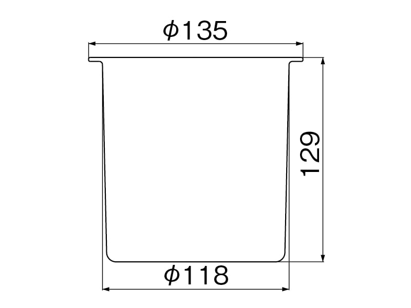 流し台樹脂バスケット M14JBL