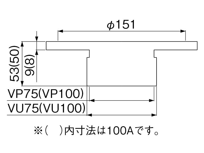 洋風便器用床フランジ