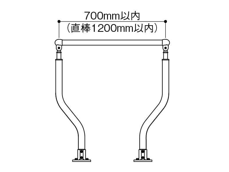 埋め込み式S支柱