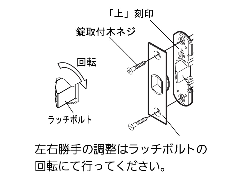 ハイレバーラッチ・座セット 小判座空錠