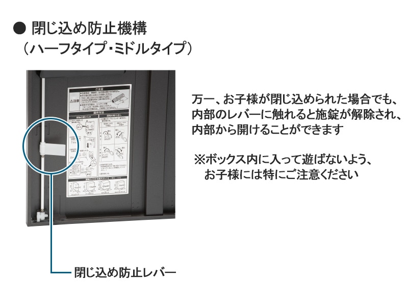 宅配ボックス付門柱スリムタイプ 宅配：スリム