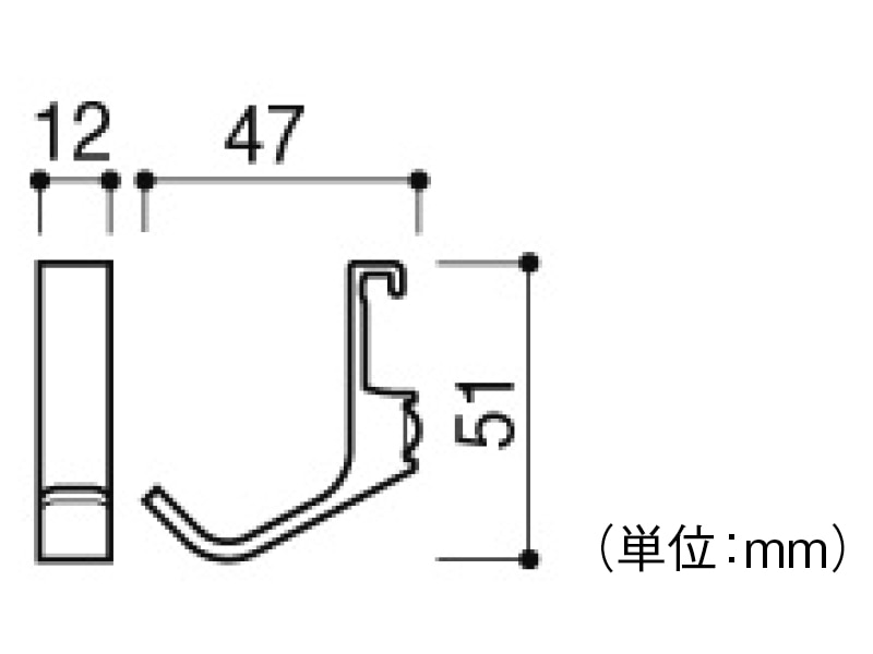 キッチンハンガー用フック